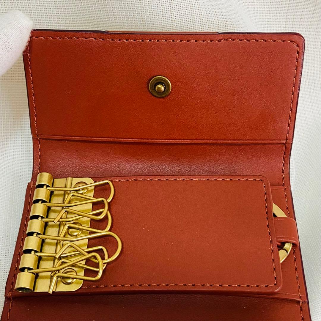 COACH ブラウン キーケース　箱付き