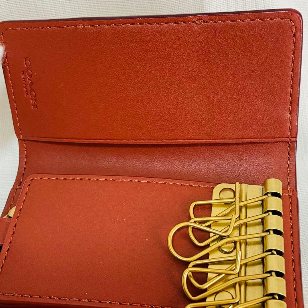 COACH ブラウン キーケース　箱付き