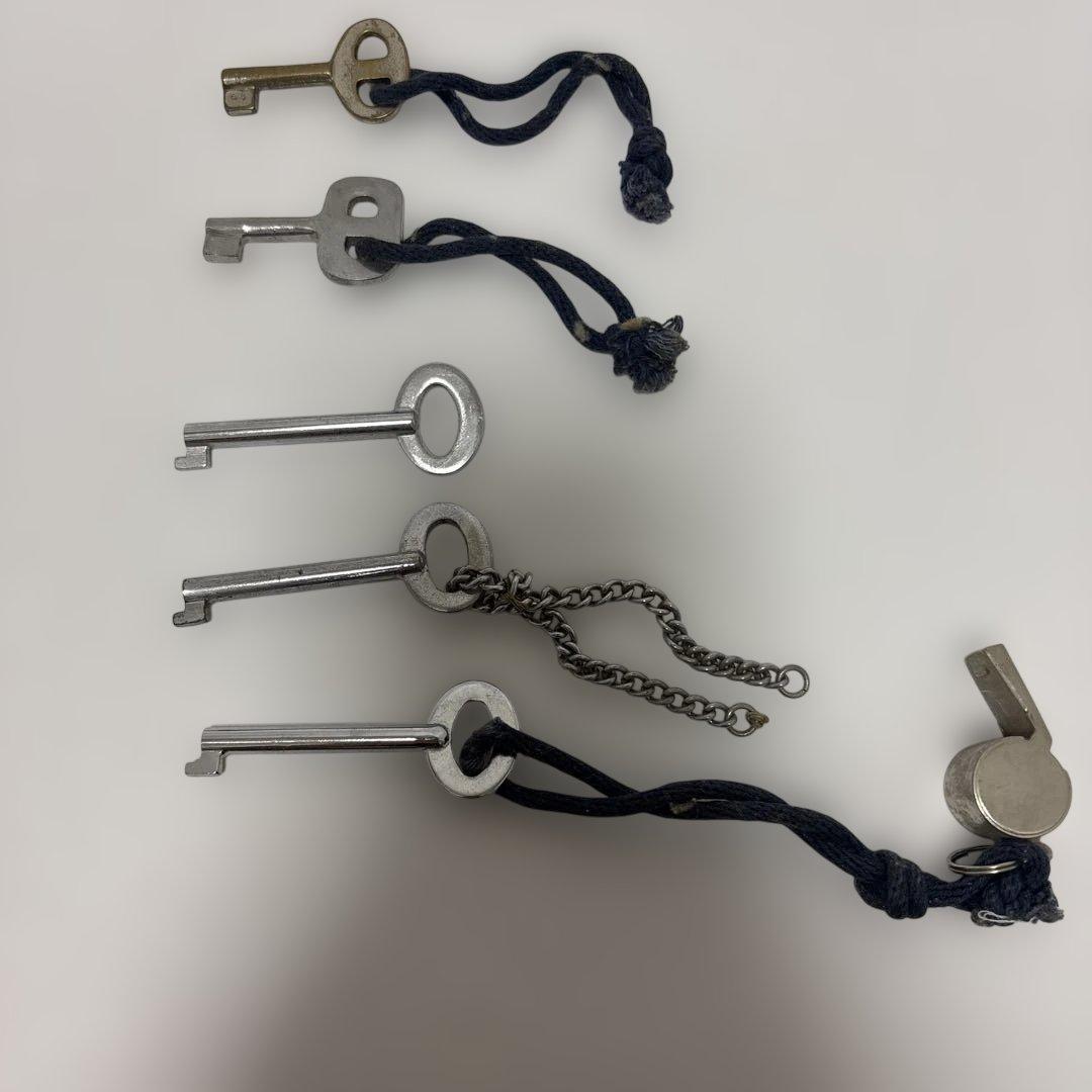 【当時物】国鉄 マスコンキー ラッチキー 忍び錠 コレクション品 アンティーク