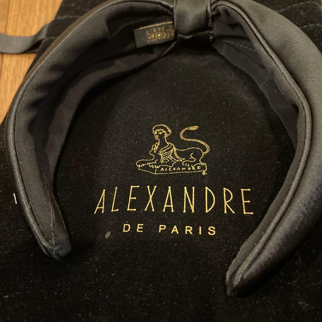 ALEXANDRE DE PARIS ブラックカチューシャ