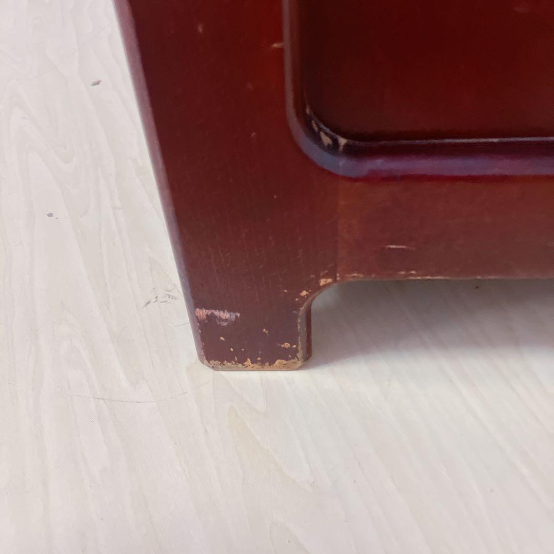 Karimoku カリモク 木製 電話台、FAX台　キャビネット飾り棚 収納