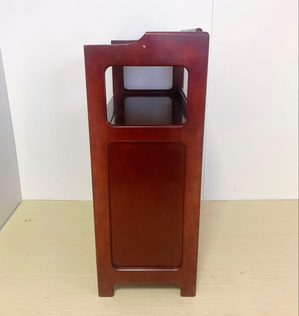 Karimoku カリモク 木製 電話台、FAX台　キャビネット飾り棚 収納