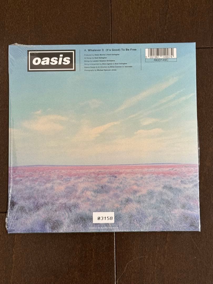 oasis レコード LP シングル チケット オアシス バケットハット 巾着