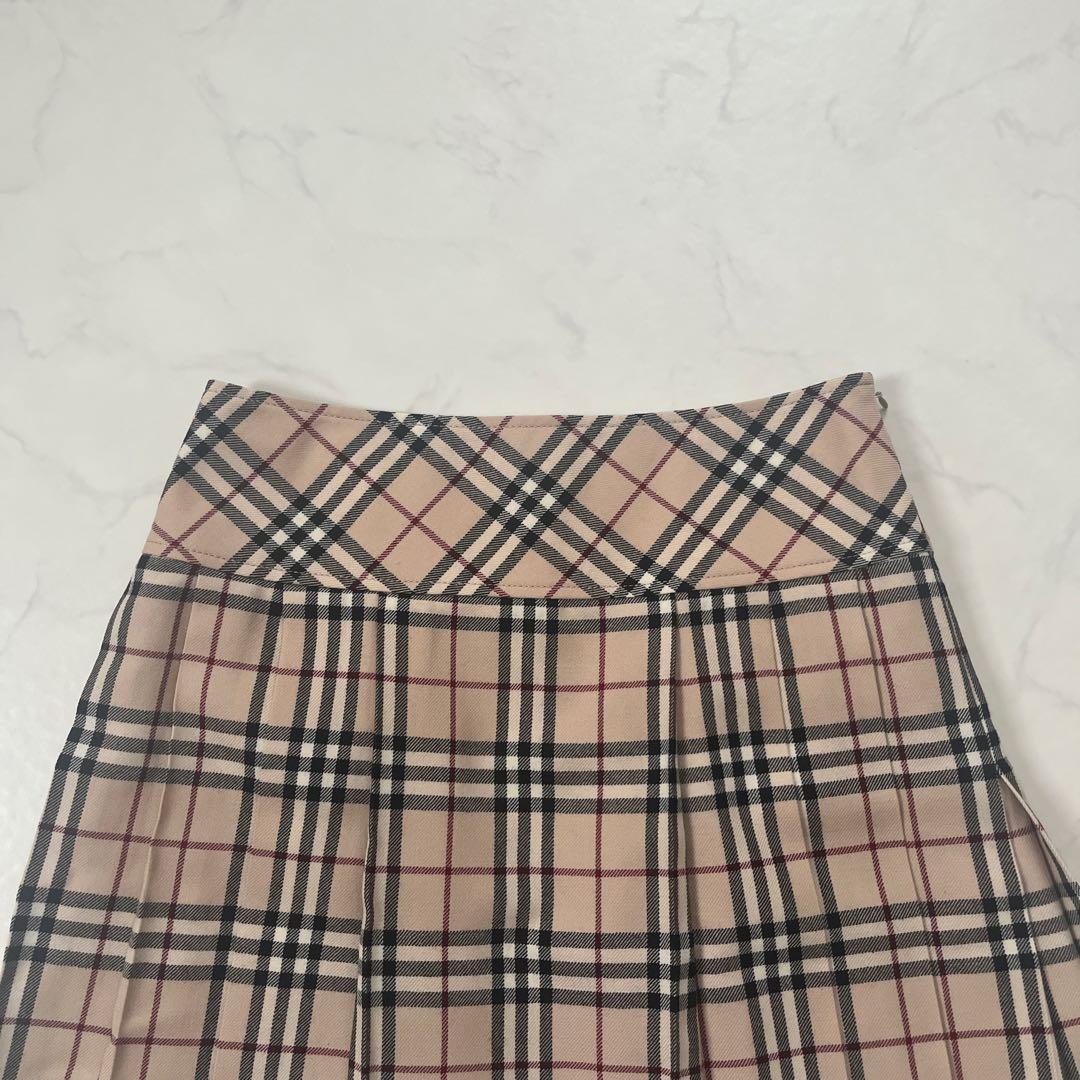 希少　バーバリーブルーレーベル　プリーツ　ミニスカート　安室奈美恵さん着用　38