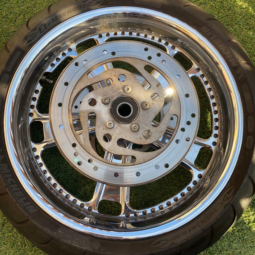PM刻印あり　ハーレー中古タイヤホイールセット【10/22変更】