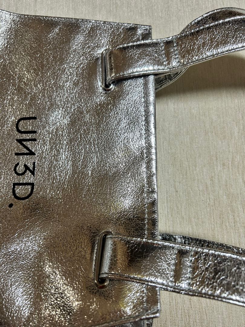 すてふぁにぃ〜　　UN3D メタリックオリガミトート　シルバー