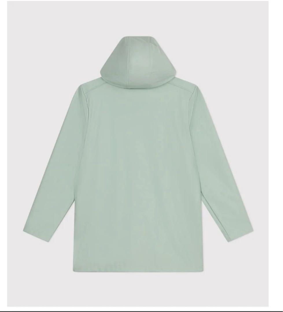 美品　プチバトーヨットパーカーアウタースS　ライトグリーン