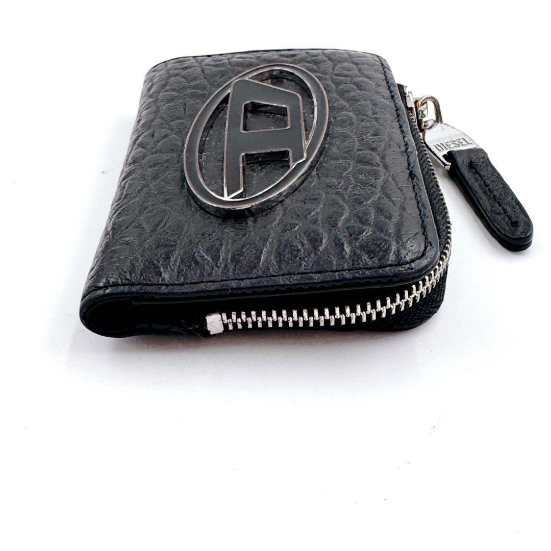 DIESEL ディーゼル　フラグメントケース　キーケース　Dロゴ　ブラック
