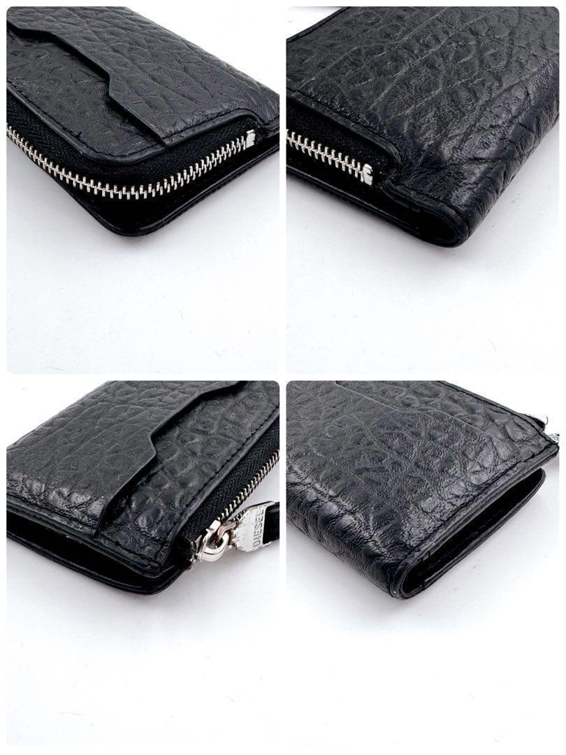 DIESEL ディーゼル　フラグメントケース　キーケース　Dロゴ　ブラック