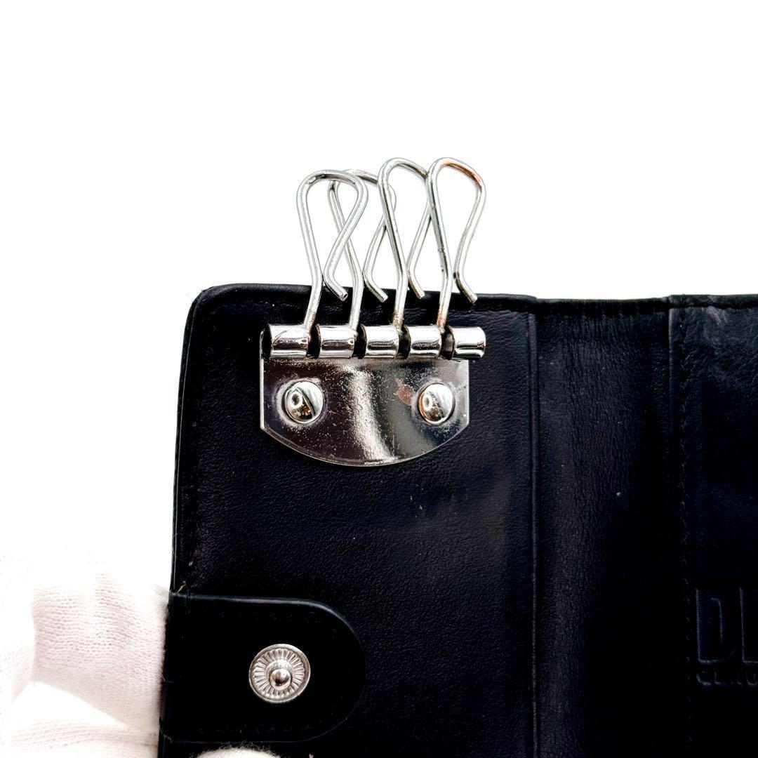 DIESEL ディーゼル　フラグメントケース　キーケース　Dロゴ　ブラック