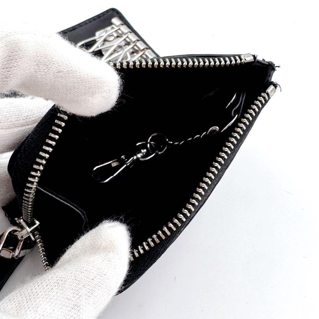 DIESEL ディーゼル　フラグメントケース　キーケース　Dロゴ　ブラック