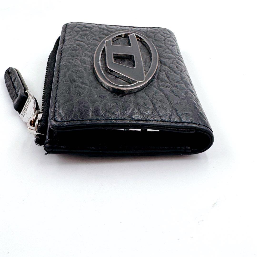 DIESEL ディーゼル　フラグメントケース　キーケース　Dロゴ　ブラック