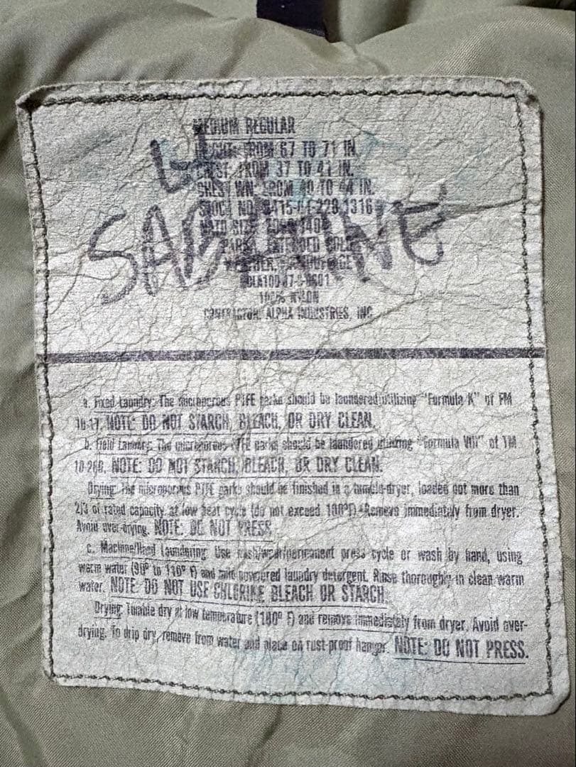 T*e様 実物 USED 米軍 ECWCS Gen1前期型パーカー ウッドランド