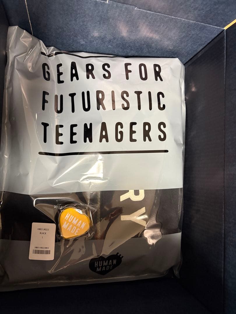 ヒューマンメイド トラックジャケット ブラック