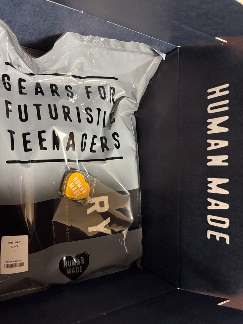 ヒューマンメイド トラックジャケット ブラック