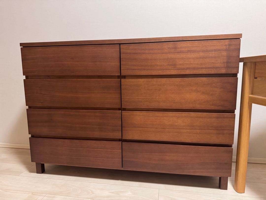 無印良品木製チェスト　ブラウン