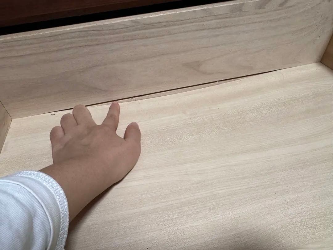 無印良品木製チェスト　ブラウン