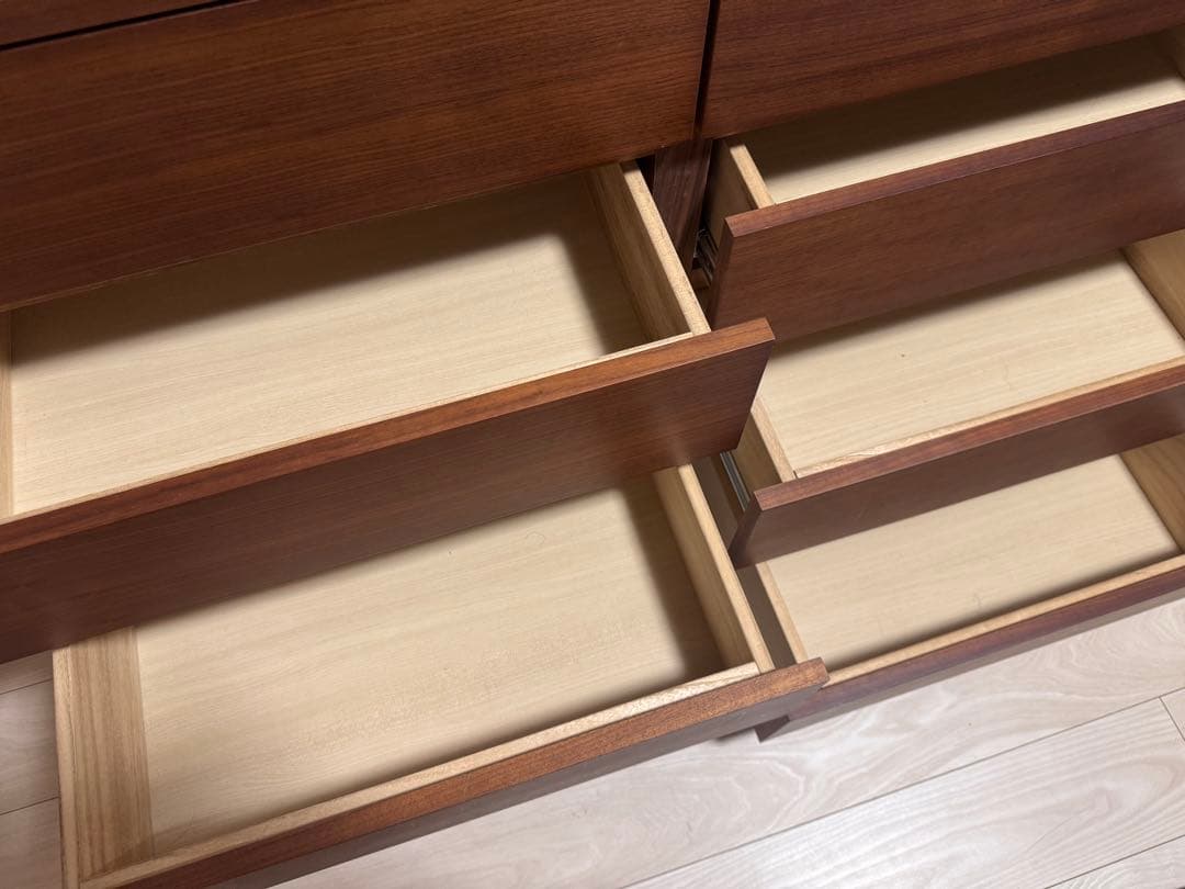 無印良品木製チェスト　ブラウン