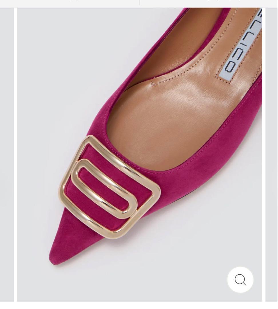 PELLICO CUORE デュエ アネッリ フラットシューズ ポインテッドトゥ