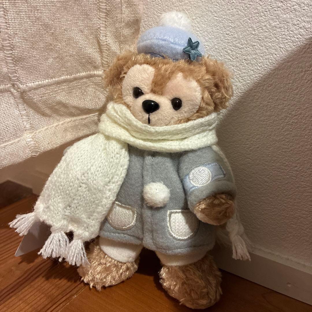 ダッフィー　ダンシングスノーフレークス　ぬいぐるみバッジ