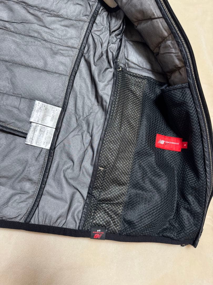 未使用【ニューバランスゴルフ】メンズ ライトダウンベスト　中綿