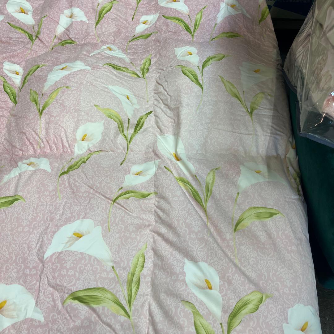 日本製 羽毛掛けふとん　ダブルサイズ　難あり。　YO