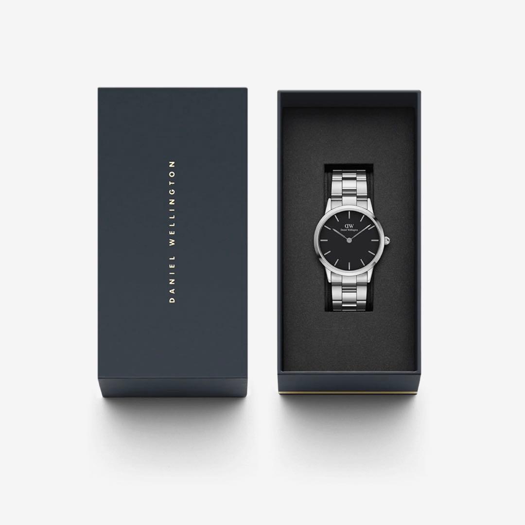 【新品】 ダニエルウェリントン シルバー DW 腕時計 ICONIC LINK