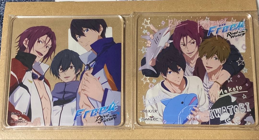 ハイスピ 公式本 & 缶バッジ&アクリルコースター