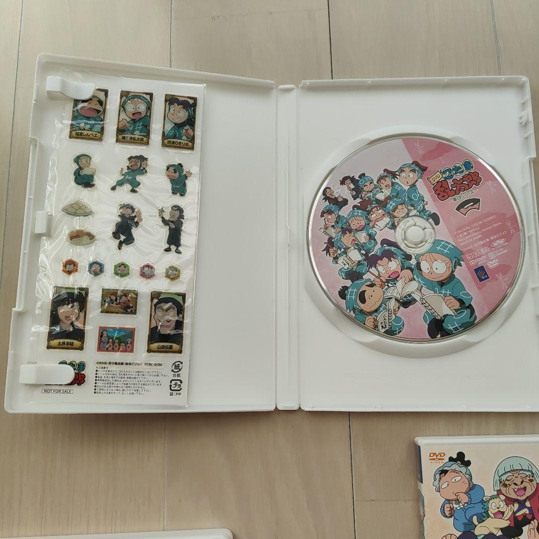 忍たま乱太郎 第19シリーズDVD セット 8枚組 色紙 シール 応募券 箱付属