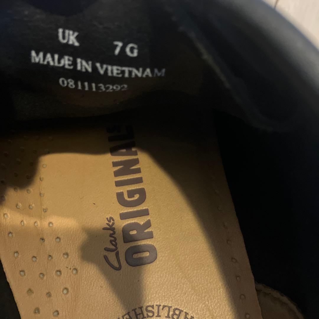 クラークス　ワラビー　黒