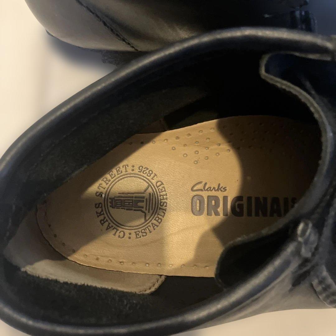 クラークス　ワラビー　黒