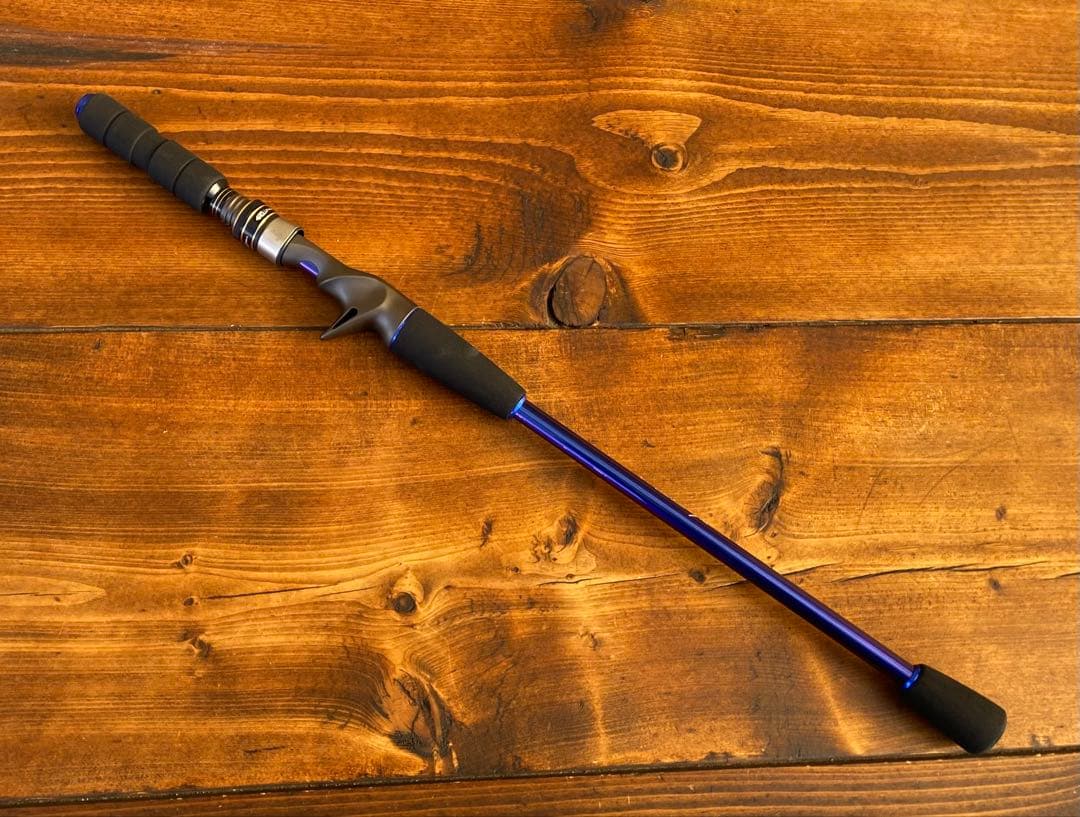 ジギングロッド　C562MH スロージギング　オフショアロッド　ベイトロッド　青