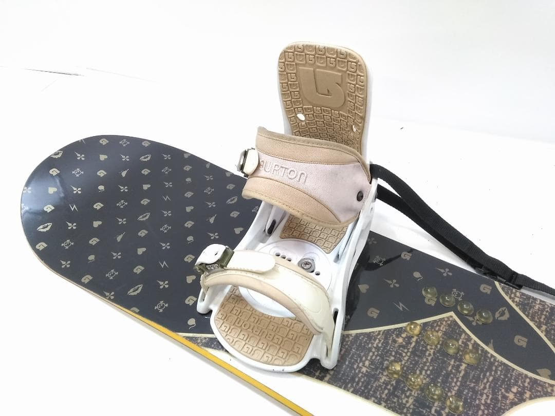 バートン TROOP 138 レディース スノーボード3点セット ビンMサイズ△