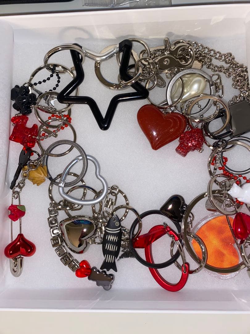 DOUBLET 25AW キーチェーン　RED