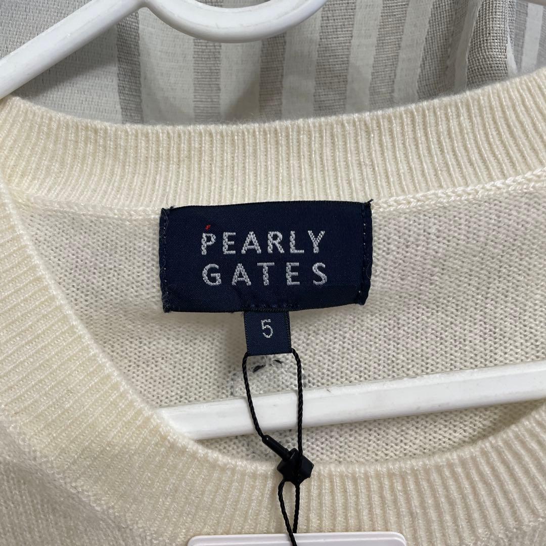 半額以下‼️ PEARLY GATES アイボリー セーター カシミヤ100%