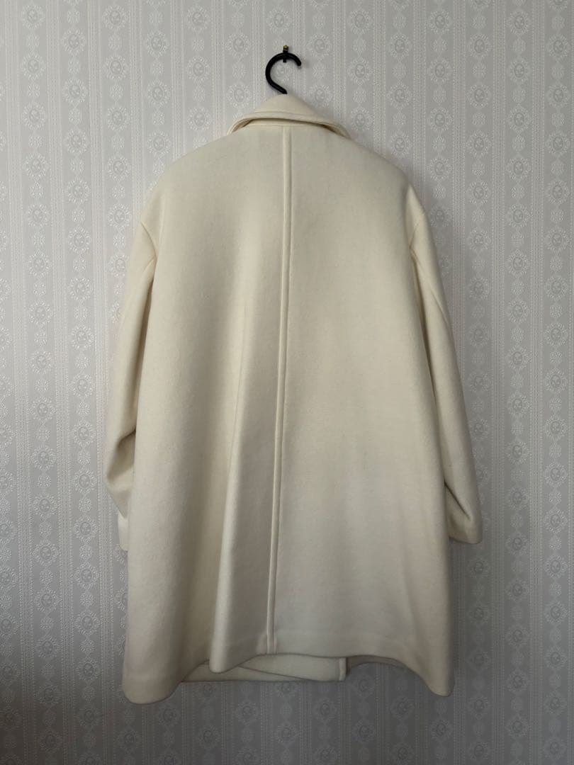 JUSGLITTY ピーコート　ホワイト