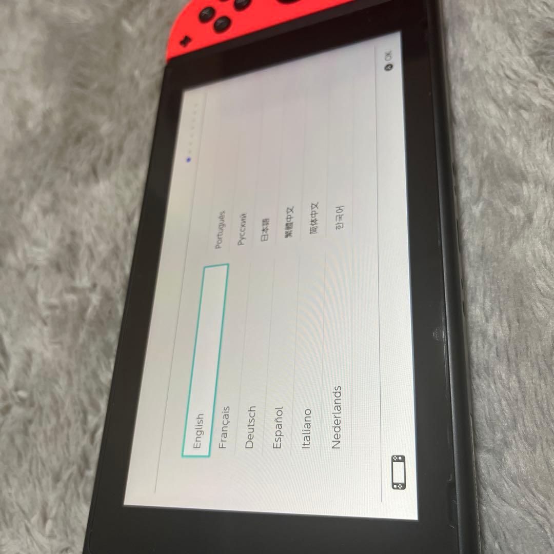 Nintendo Switch 本体 赤/青 Joy-Con 収納バッグ付き