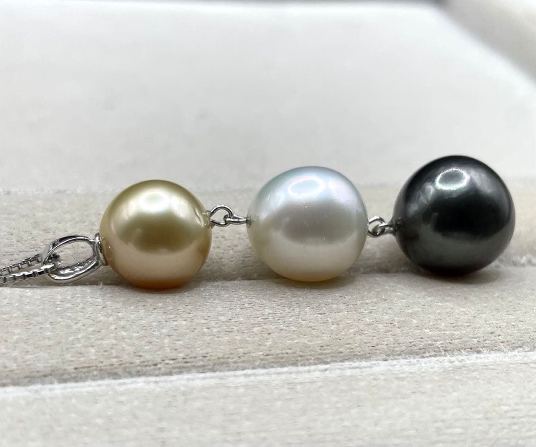 専用JA100★高級 スリーカラーパール ダイヤ K18WG ヘッド 鑑付