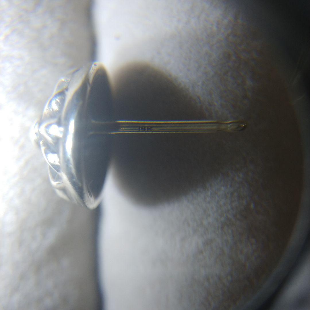 CHROME HEARTS クロスボールスタッドピアス