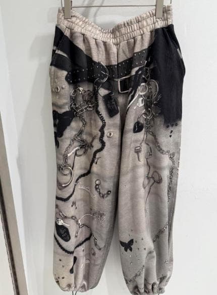 パンツ GRAY THEREDTHREAD S PRINT SWEAT2 TOYS