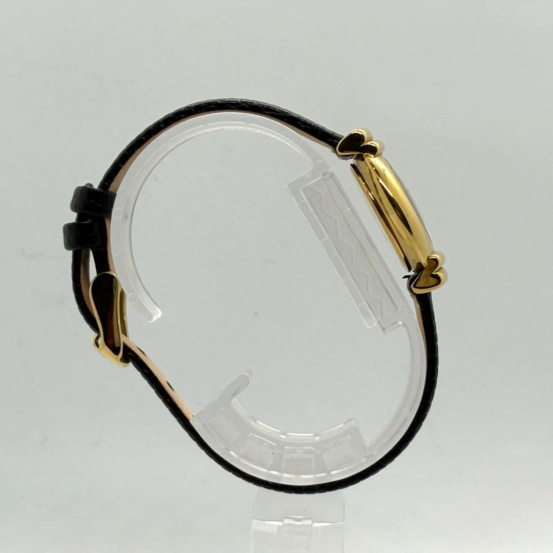 【稼働/新品電池】グッチ 5300L レディース腕時計 黒文字盤　新品ベルト