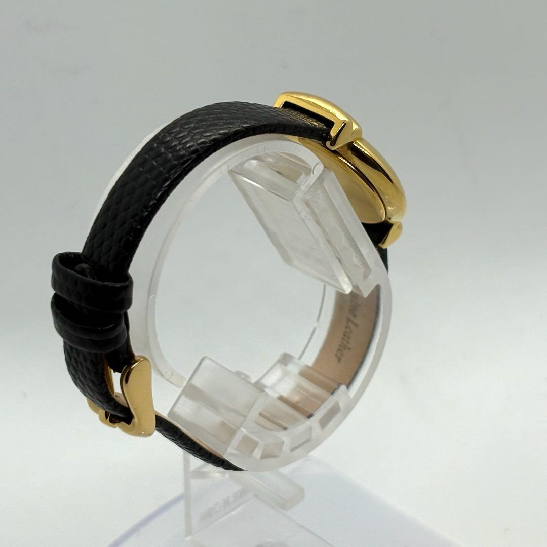 【稼働/新品電池】グッチ 5300L レディース腕時計 黒文字盤　新品ベルト