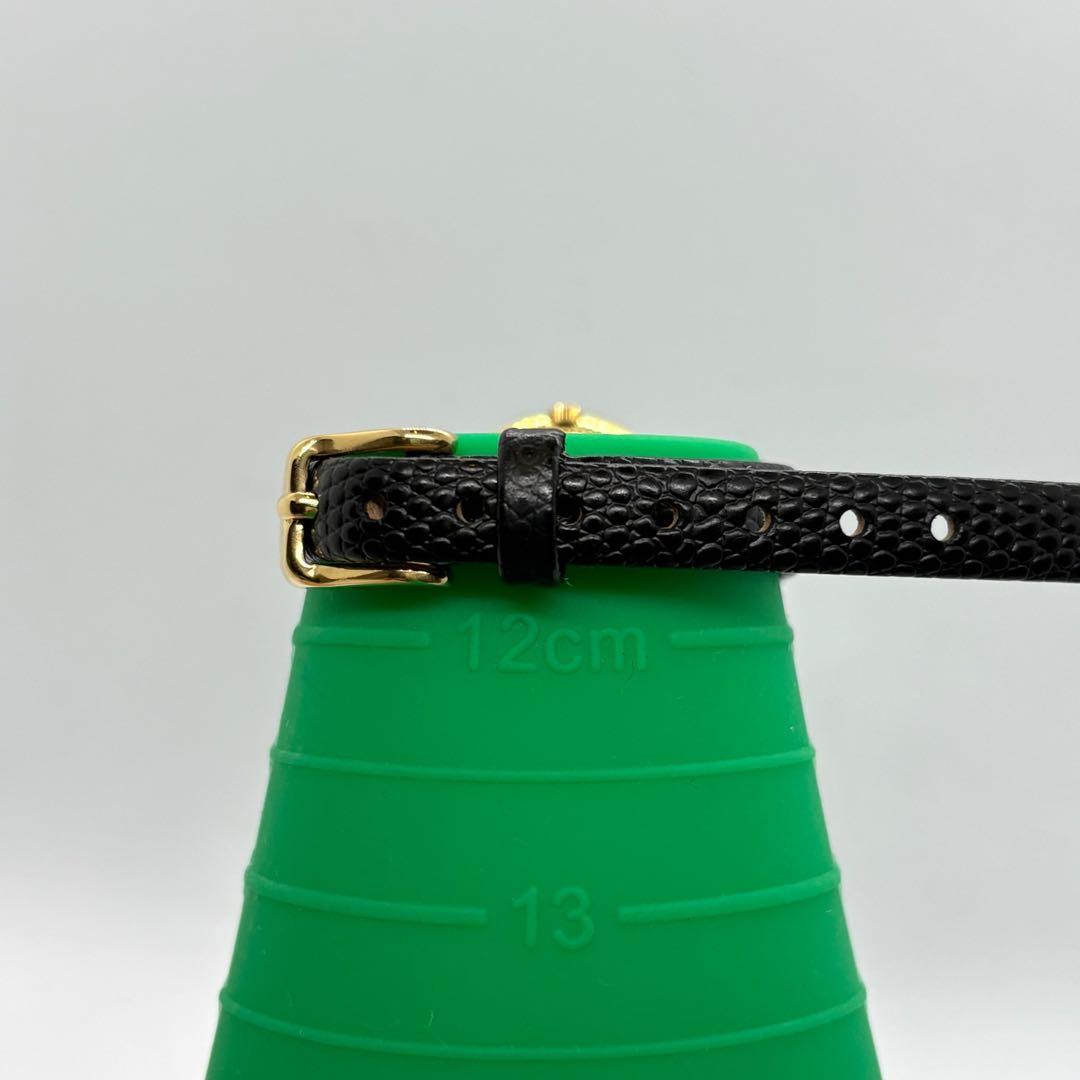 【稼働/新品電池】グッチ 5300L レディース腕時計 黒文字盤　新品ベルト