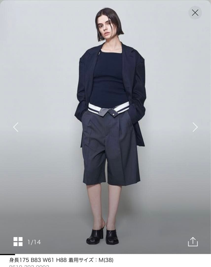 値下げ！未使用roku ハーフパンツ36サイズ