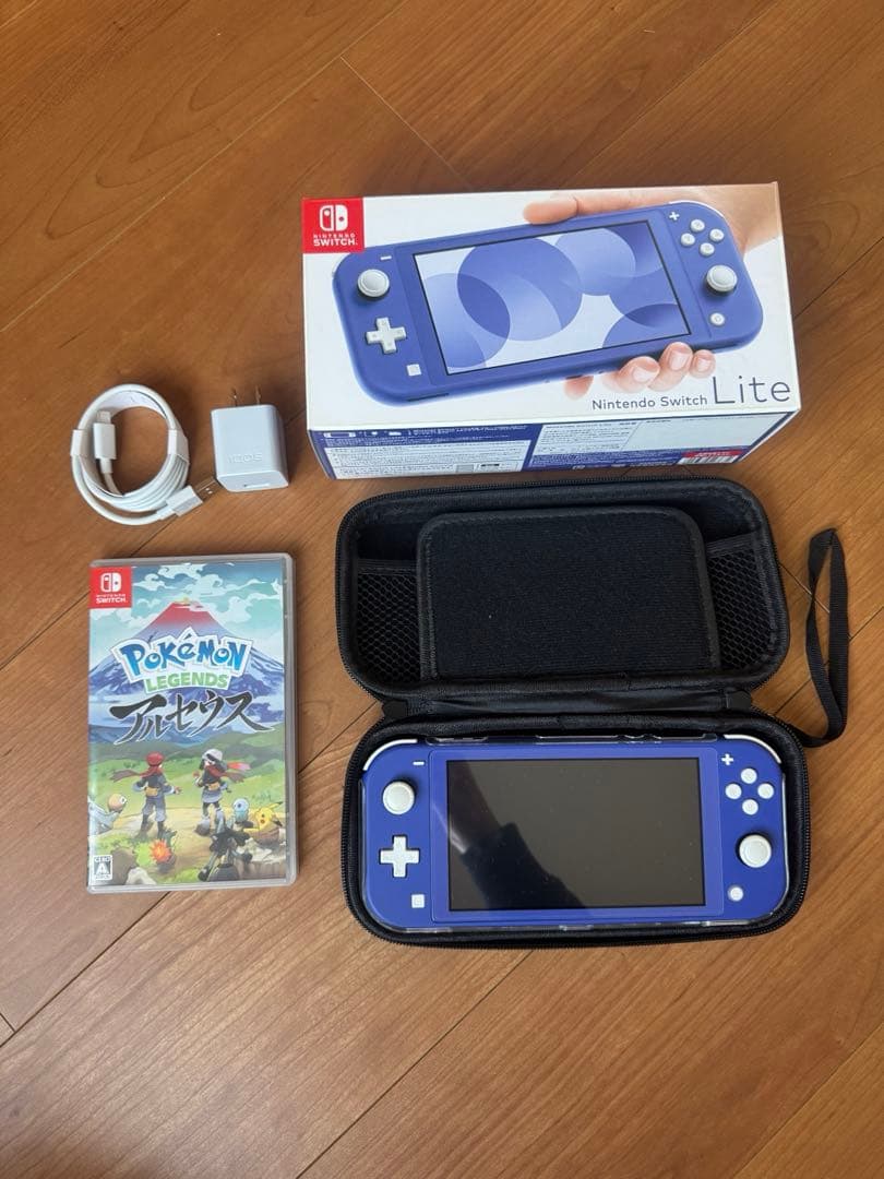 Nintendo Switch Lite 青 + ポケモンアルセウスソフト