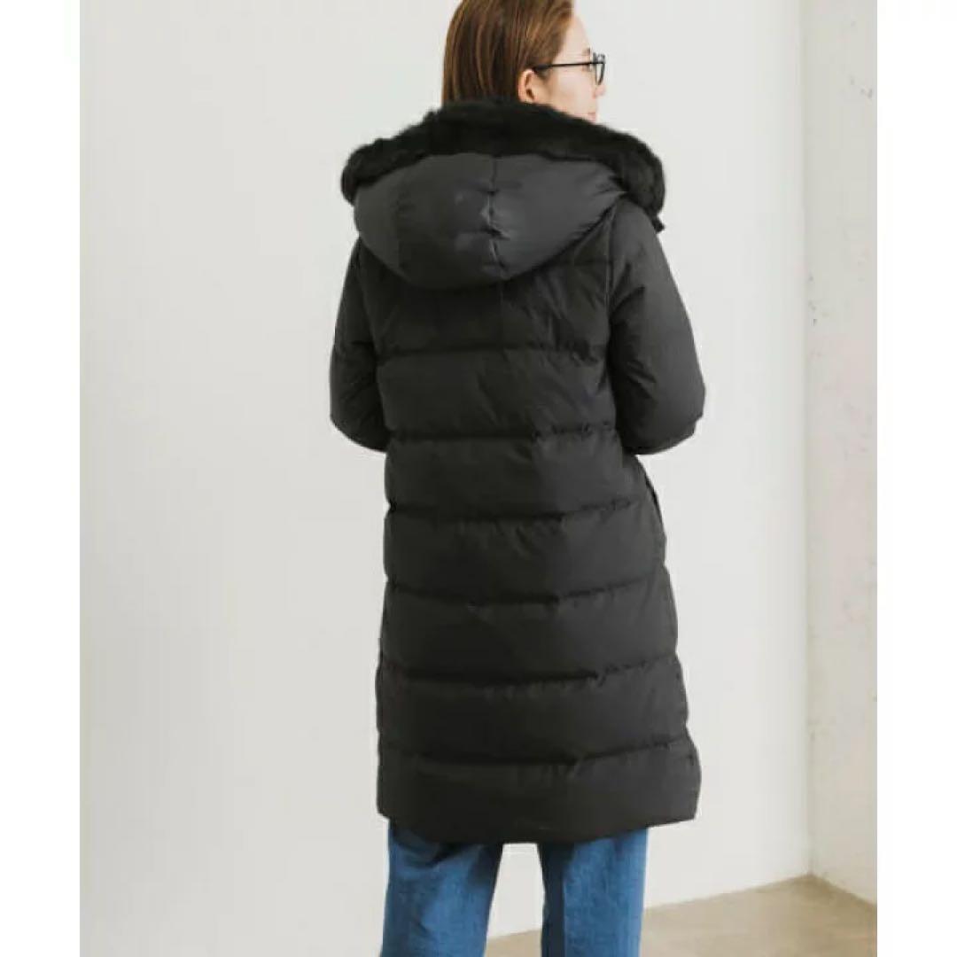 アーバンリサーチ　ラビットファー　フード付き　ロングダウン