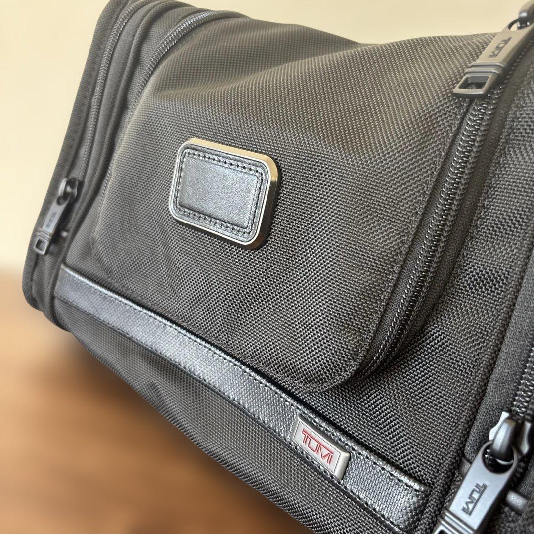 TUMI ポーチ　ALPHA 3 ハンギング トラベル キット ブラック