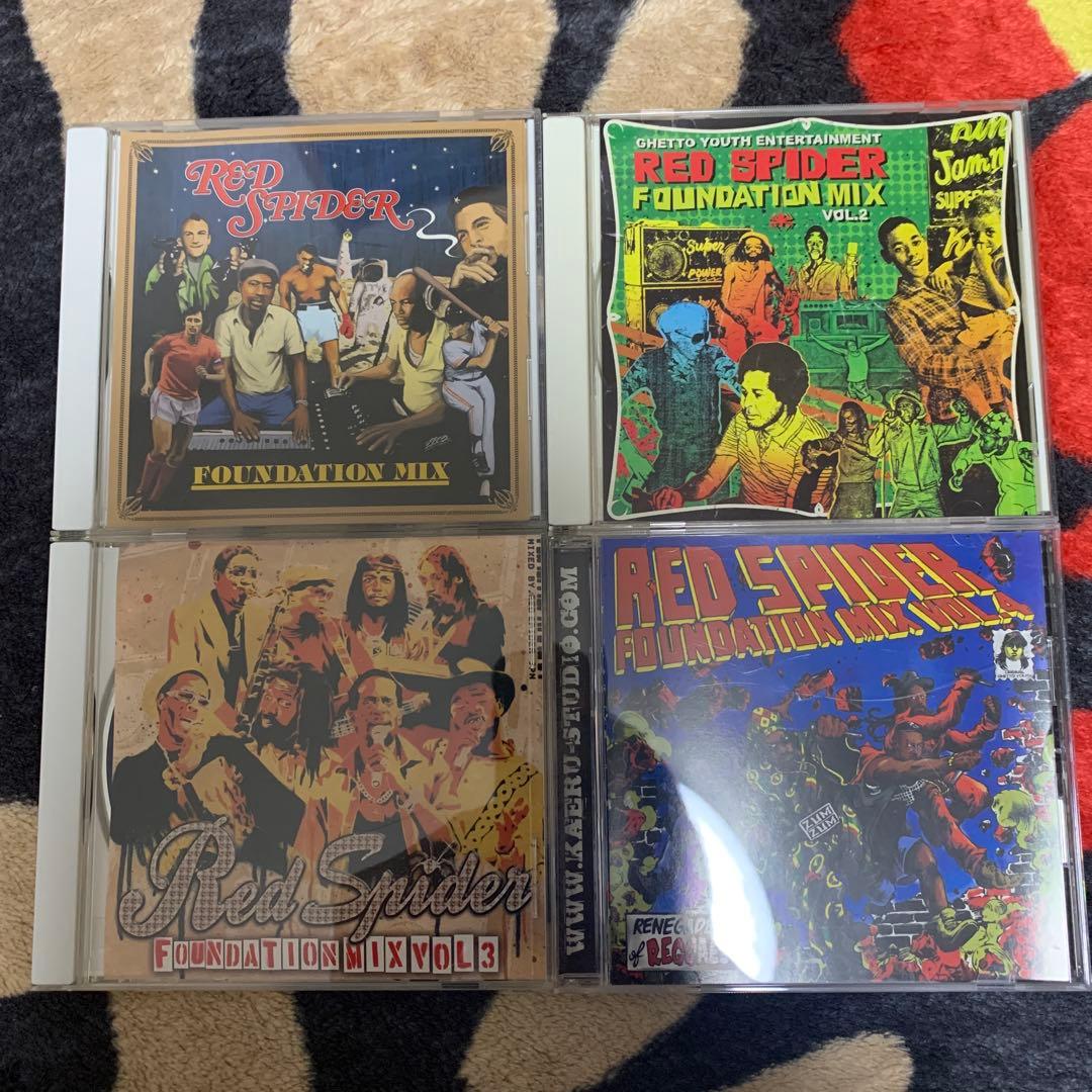 RED SPIDER / FOUNDATION MIX 1〜4 4枚セット