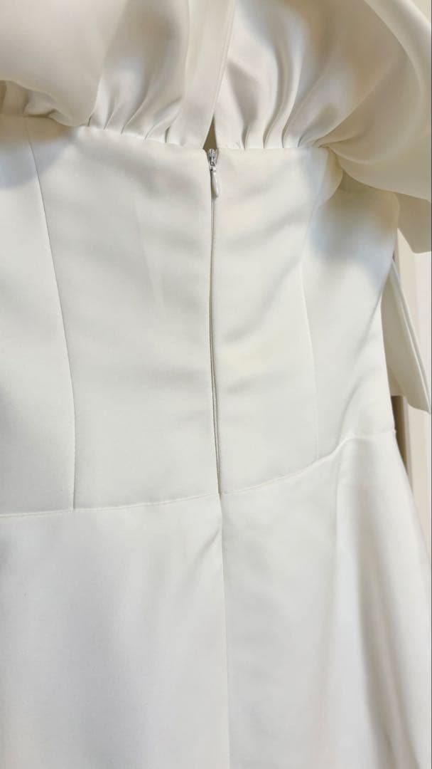 【美品】ドレスプロダクション ウェディングドレスw268