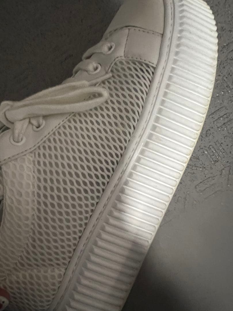 miumiu ミュウミュウ メッシュフラットフォームスニーカー 37サイズ